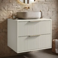 Badplaats Wastafelkast Rimini - 60 x 46 x 46 cm - beige