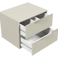 Badplaats Wastafelkast Rimini - 60 x 46 x 46 cm - beige
