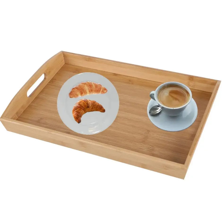 Bambou & Co Dienblad/serveerblad Breakfast - bamboe