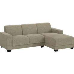 Bank Aberdeen met chaise longue rechts - Rebel - taupe