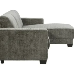 Bank Aberdeen met chaise longue rechts - Cremona - grijs