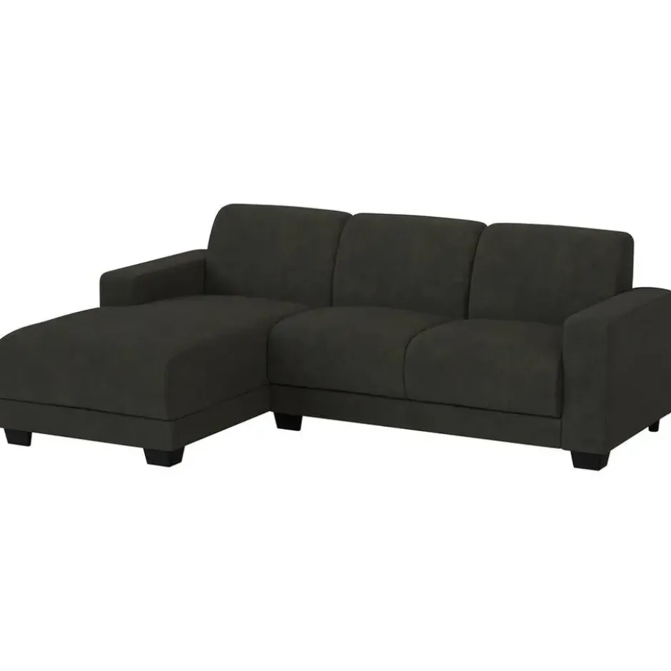 Bank Aberdeen met chaise longue links - Preston - antraciet