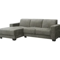 Bank Aberdeen met chaise longue links - Cremona - grijs