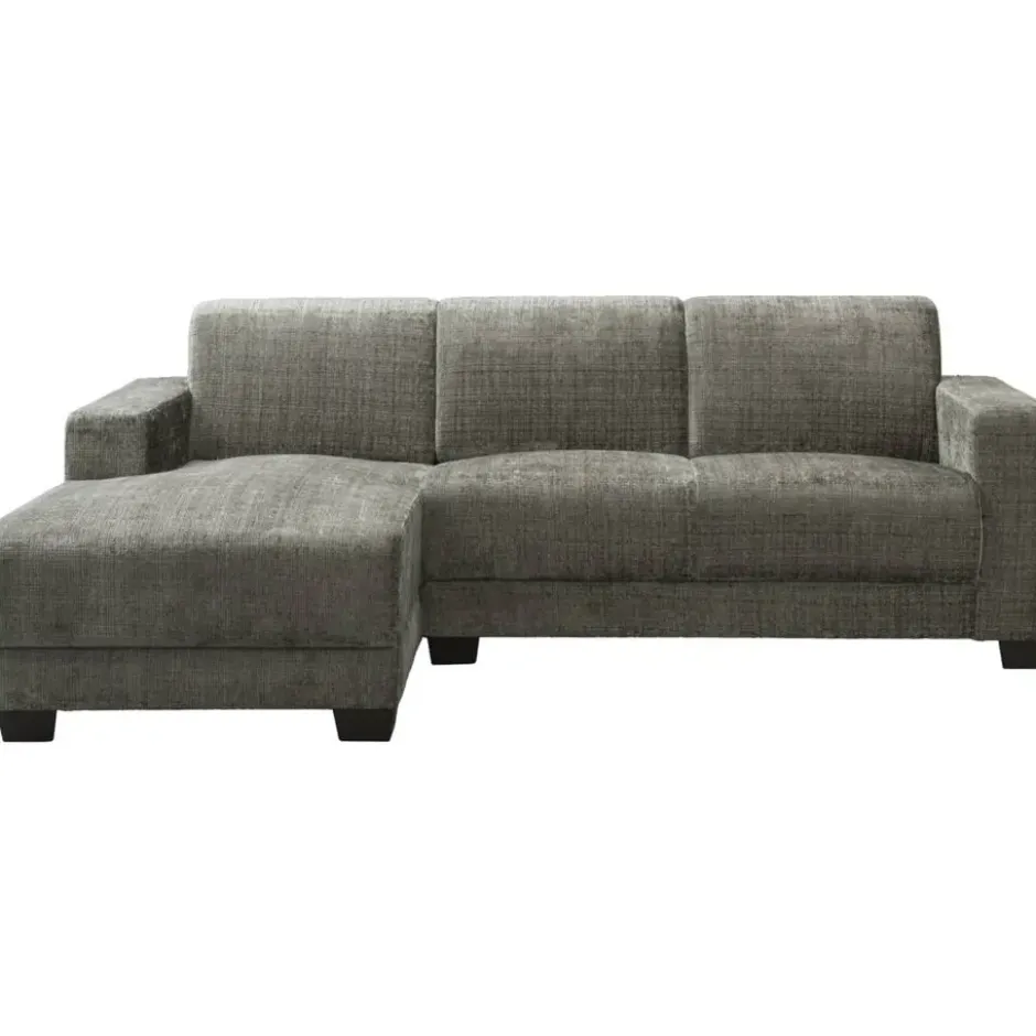 Bank Aberdeen met chaise longue links - Cremona - grijs