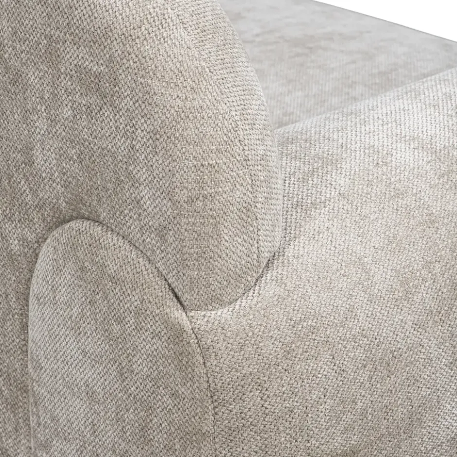 Bank Bibi 3-zits - stof Glory - beige