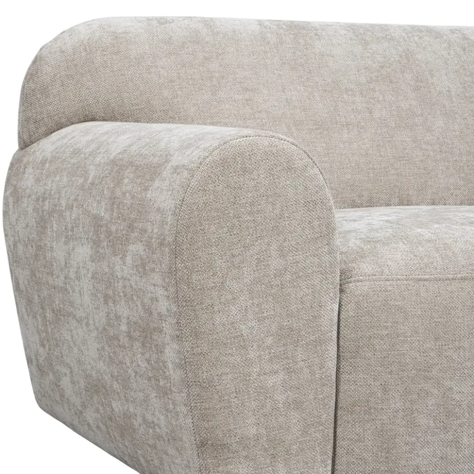 Bank Bibi 2-zits - stof Glory - beige