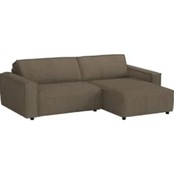 Bank Brooklyn met chaise longue rechts - Soop - taupe