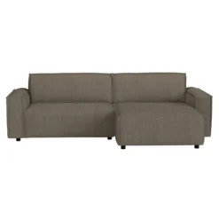 Bank Brooklyn met chaise longue rechts - Soop - taupe