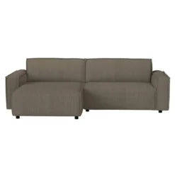 Bank Brooklyn met chaise longue links - Soop - taupe