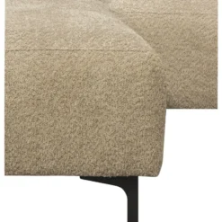 Bank Elsa met chaise longue links - stof Anthology - taupe