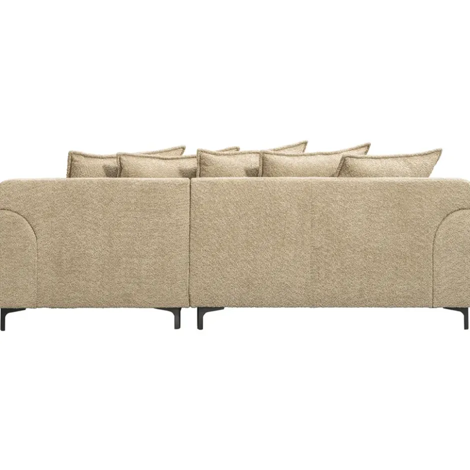 Bank Elsa met chaise longue rechts - taupe