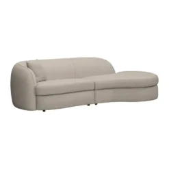 Bank Enzio 3-zits - lounge rechts - greige
