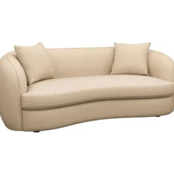 Bank Enzio 3,5-zits - stof Elephant - beige