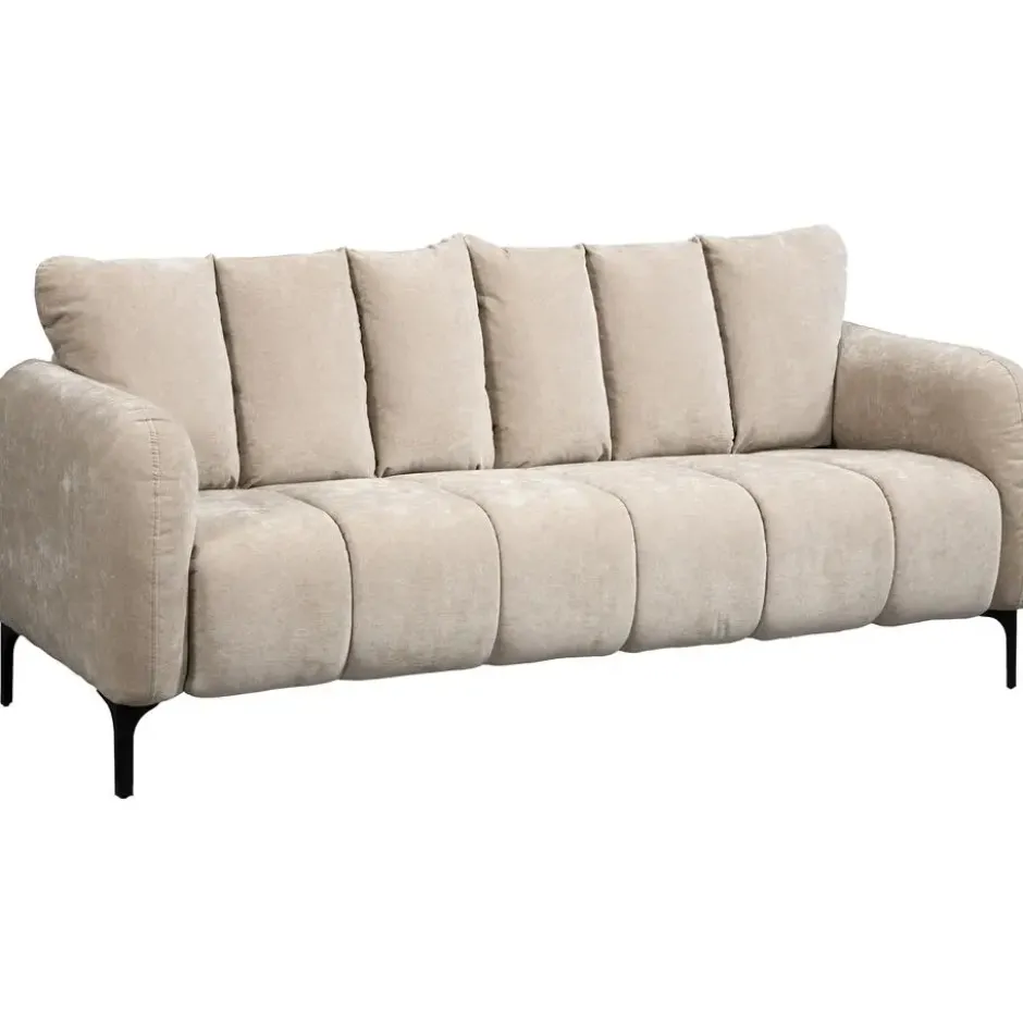 Bank Esmee 3-zits - stof Maloy - beige
