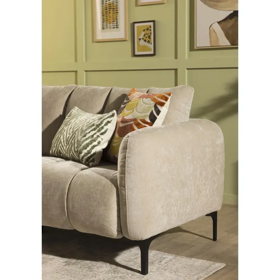 Bank Esmee 3-zits - stof Maloy - beige