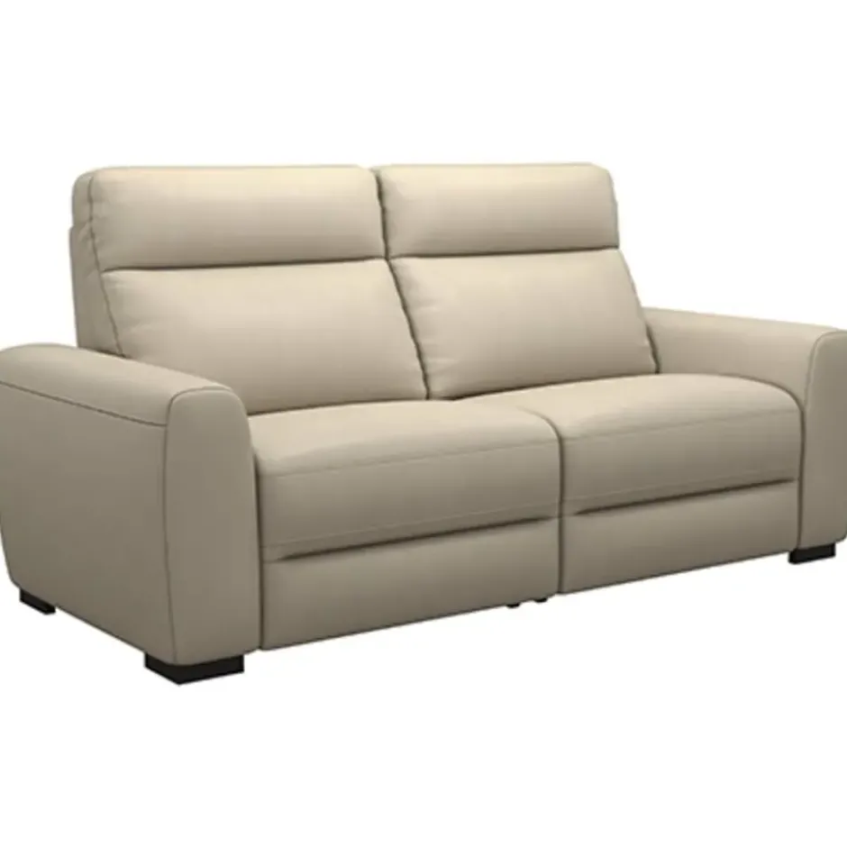 Bank James 3-zits - stof Melbourne - taupe