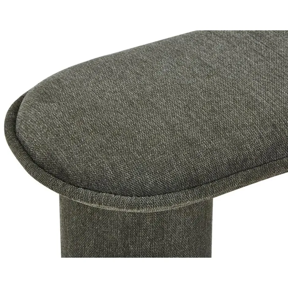 Bankje ELAMIU - 122 cmx44 cmx42 cm - Groen Stof