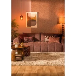 Bank Juliette 3-zits - stof Alorra - mauve