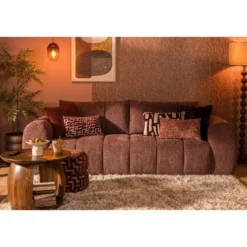 Bank Juliette 3-zits - stof Alorra - mauve