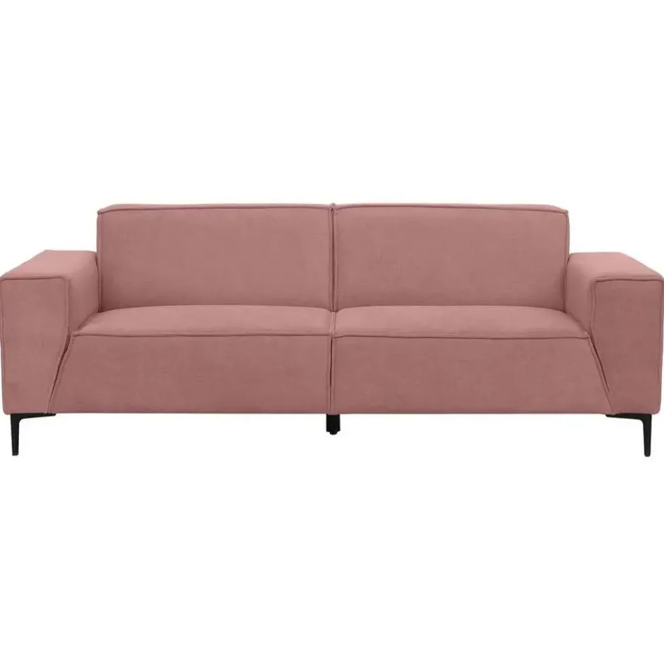 Bank Romy 3-zits - stof Curio - roze