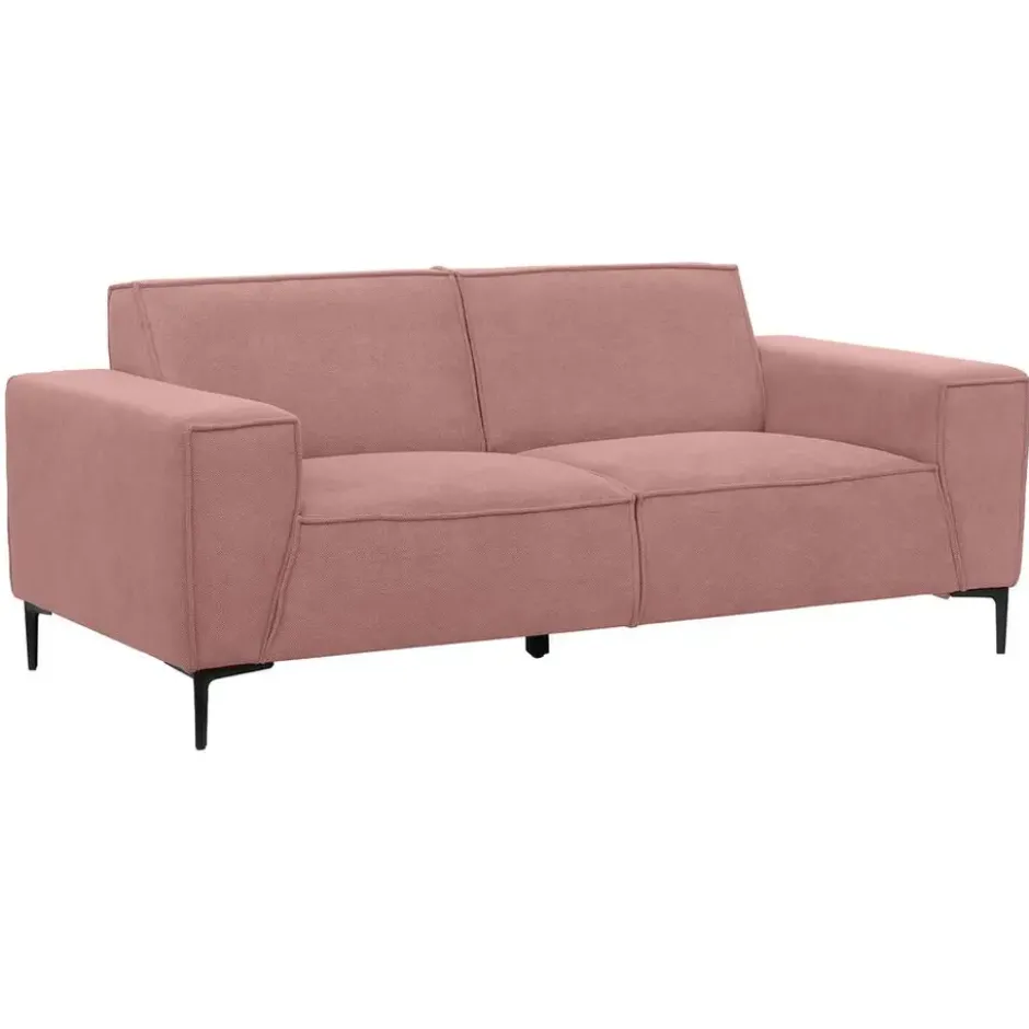 Bank Romy 2-zits - stof Curio - roze