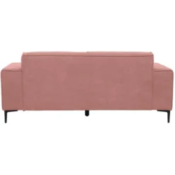 Bank Romy 2-zits - stof Curio - roze