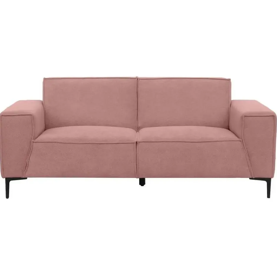 Bank Romy 2-zits - stof Curio - roze