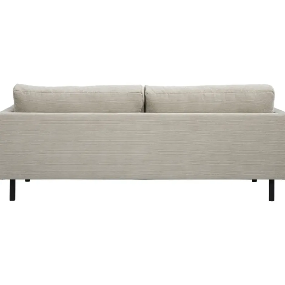 Bank Siem 3-zits - ribstof Fjord - beige