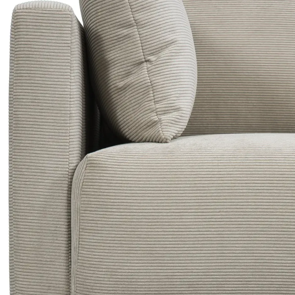 Bank Siem 3-zits - ribstof Fjord - beige