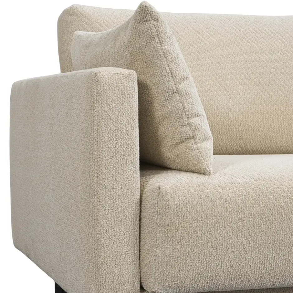 Bank Siem 3-zits - stof Egon - beige