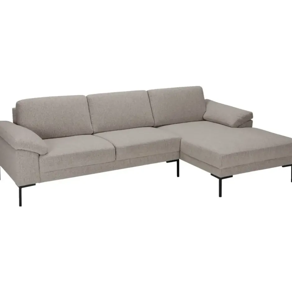 Bank Tom met chaise longue rechts - Monza - beige
