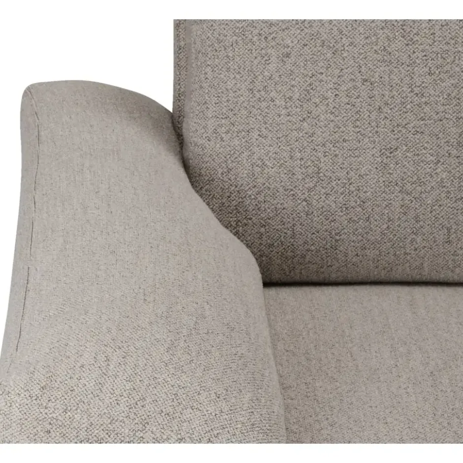 Bank Tom met chaise longue rechts - Monza - beige