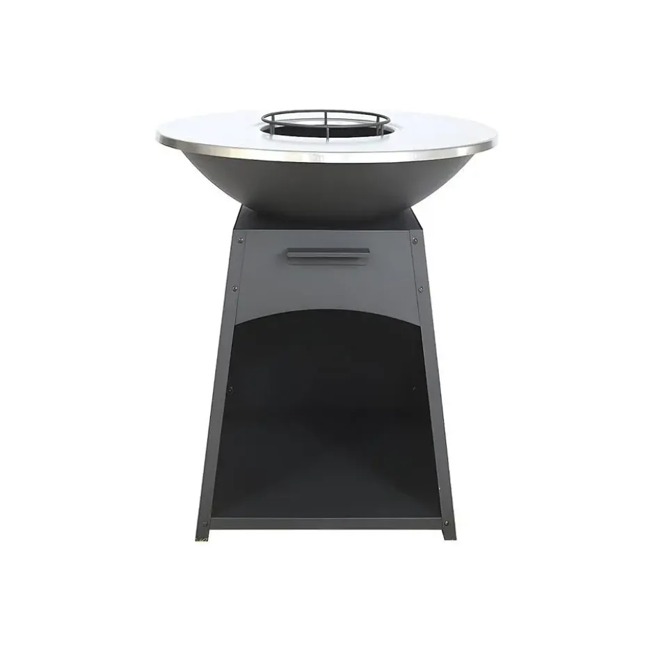 Barbecue CORVERA - 81 cmx81 cmx96.1 cm - Zwart Metaal