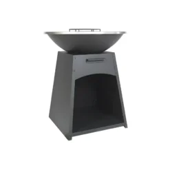 Barbecue CORVERA - 81 cmx81 cmx96.1 cm - Zwart Metaal