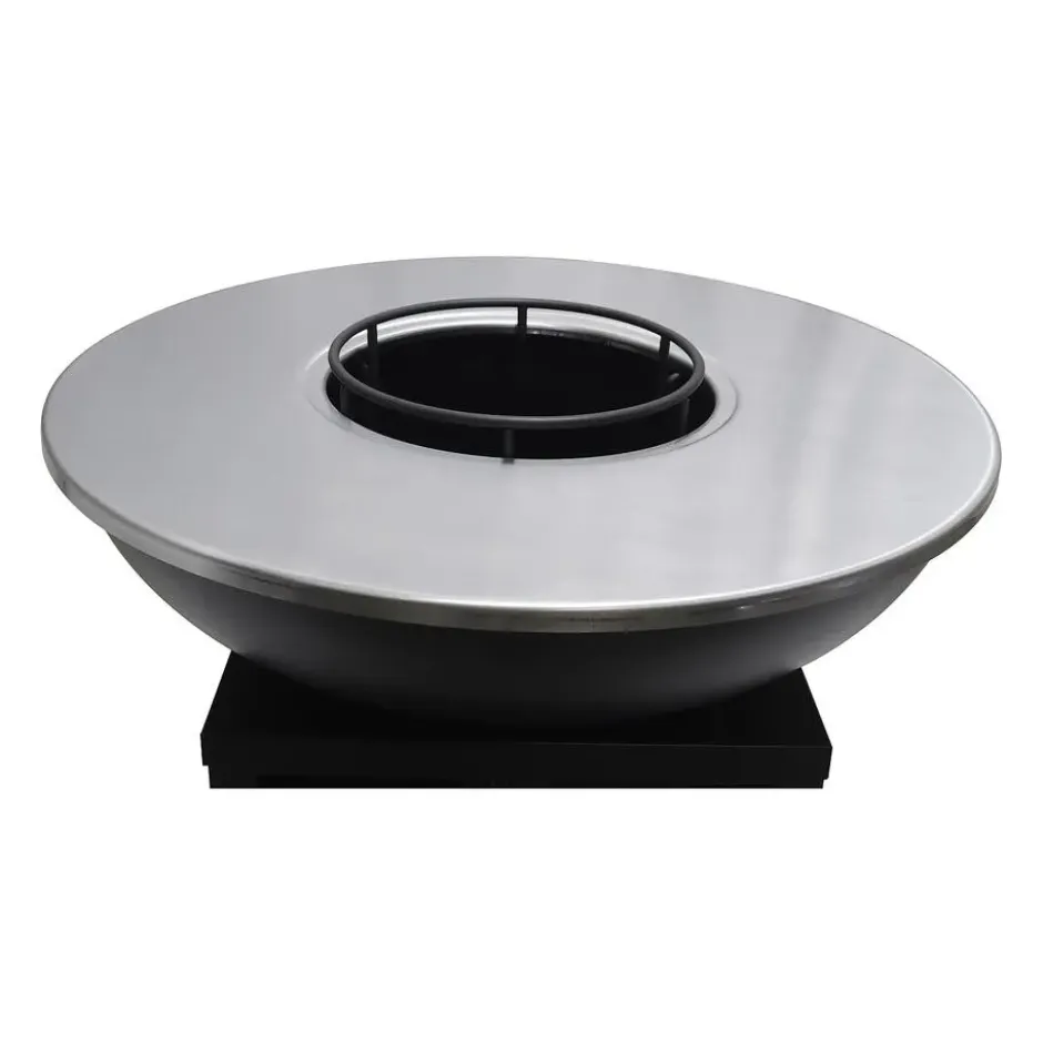 Barbecue CORVERA - 81 cmx81 cmx96.1 cm - Zwart Metaal