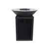 Barbecue IGNOS - 80 cmx80 cmx95 cm - Zwart Metaal