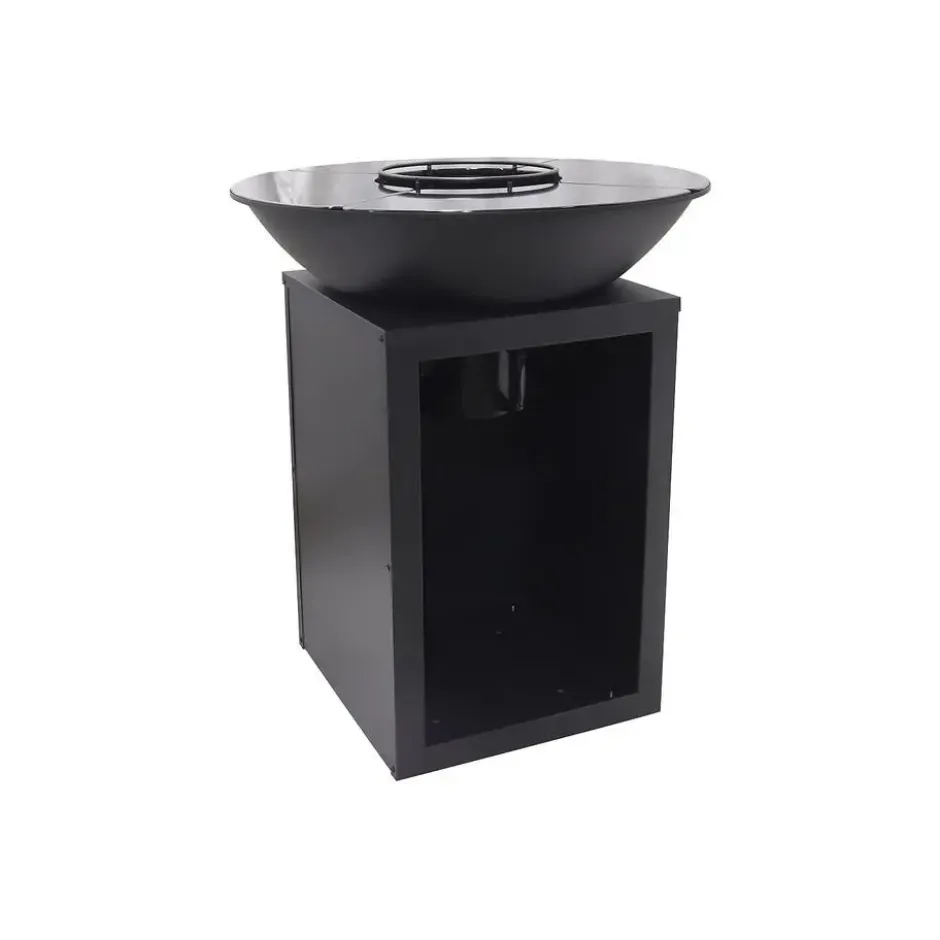 Barbecue IGNOS - 80 cmx80 cmx95 cm - Zwart Metaal