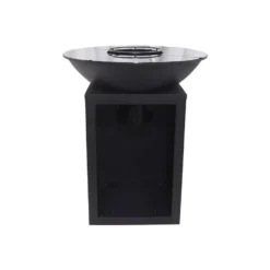 Barbecue IGNOS - 80 cmx80 cmx95 cm - Zwart Metaal