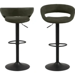 Barkruk Faber - olijfgroen (2 stuks)