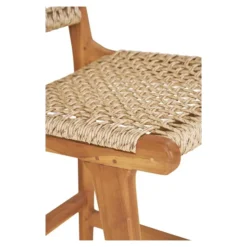 Barstoel Naturel Teak - 55x45x95cm - Derby