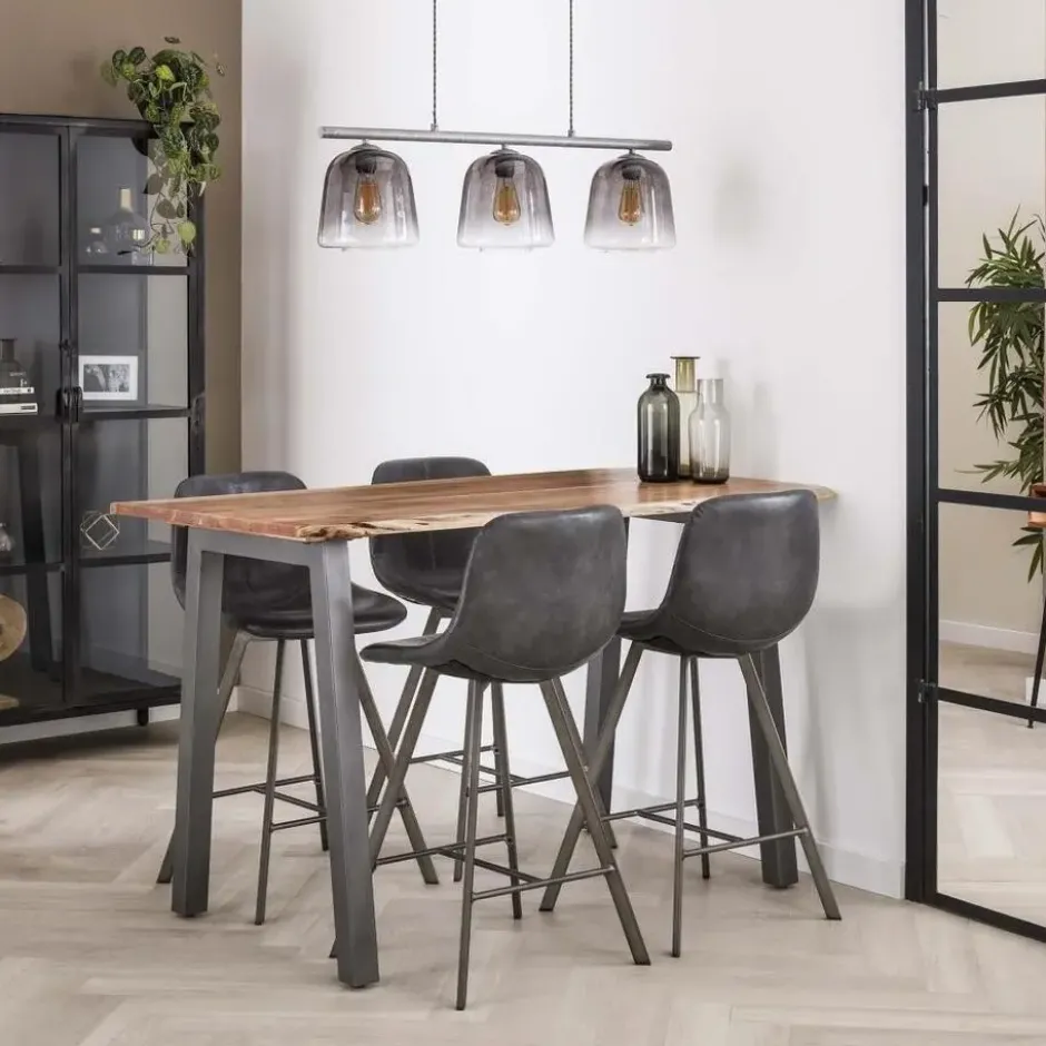 Bartafel Acaciahout - 147cm - Rechthoekig - Tafel Edge