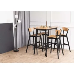 Bartafel - Eiken Veneer - 120x60x105cm - Maughold