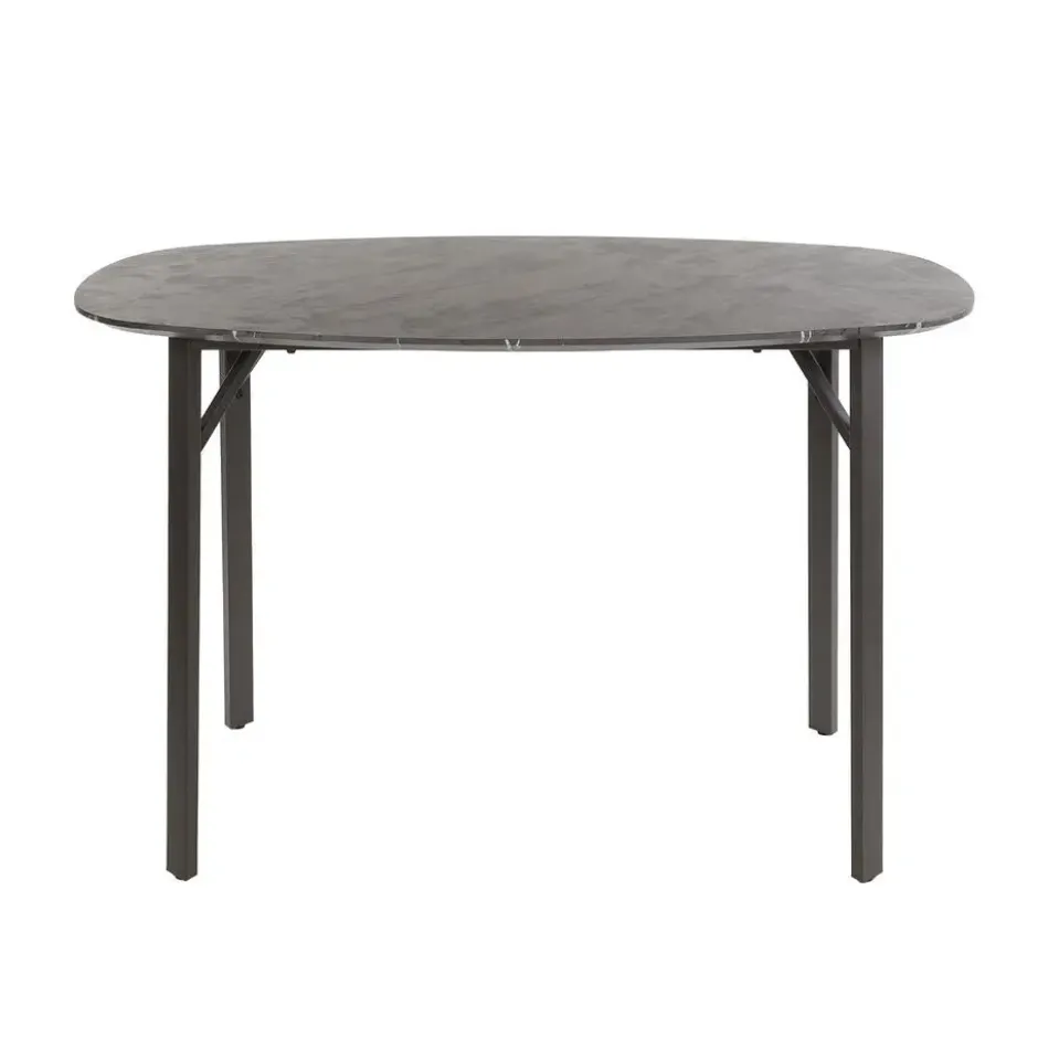 Bartafel Keramieklook - 140x75x92cm - Deens Ovaal