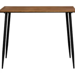 Bartafel Milo - zwart/naturel - 92x120x70 cm