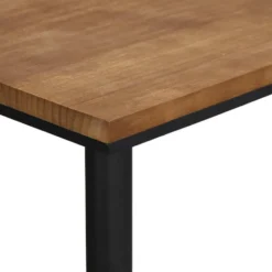 Bartafel Milo - zwart/naturel - 92x120x70 cm