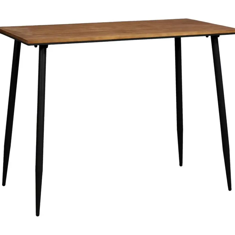 Bartafel Milo - zwart/naturel - 92x120x70 cm