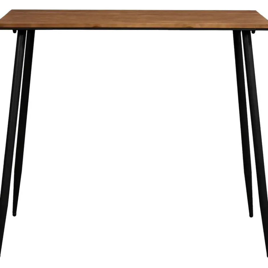 Bartafel Milo - zwart/naturel - 105x120x70 cm