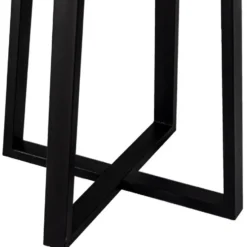 Bartafel Rond 110cm - Zwart - Mangohout - Bartafel Lowie