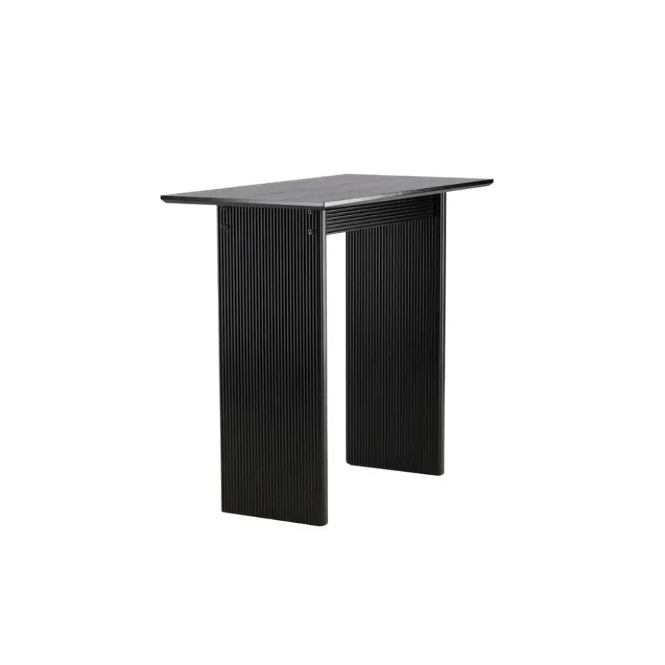 Bartafel Zwart Hout - 120x60x105cm - Vail