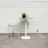 Bartafel Zwart Kunststof - 70x70x100cm - Milano